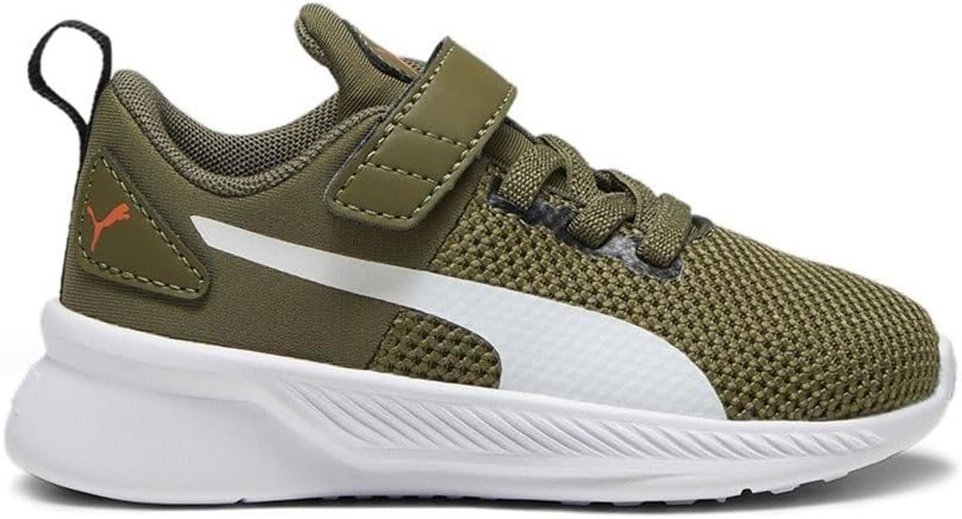 PUMA Flyer Runner V Inf, Scarpe da Ginnastica Unisex-Bambini e Ragazzi-Oliva