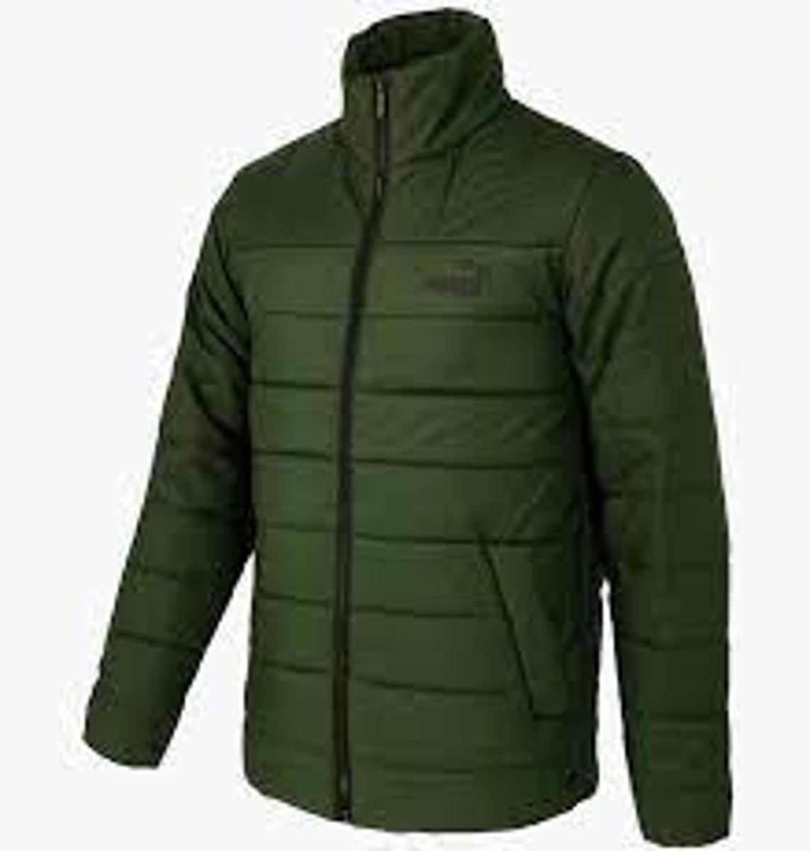 PUMA Ess+ Padded Jacket Giacca Uomo-Verdone