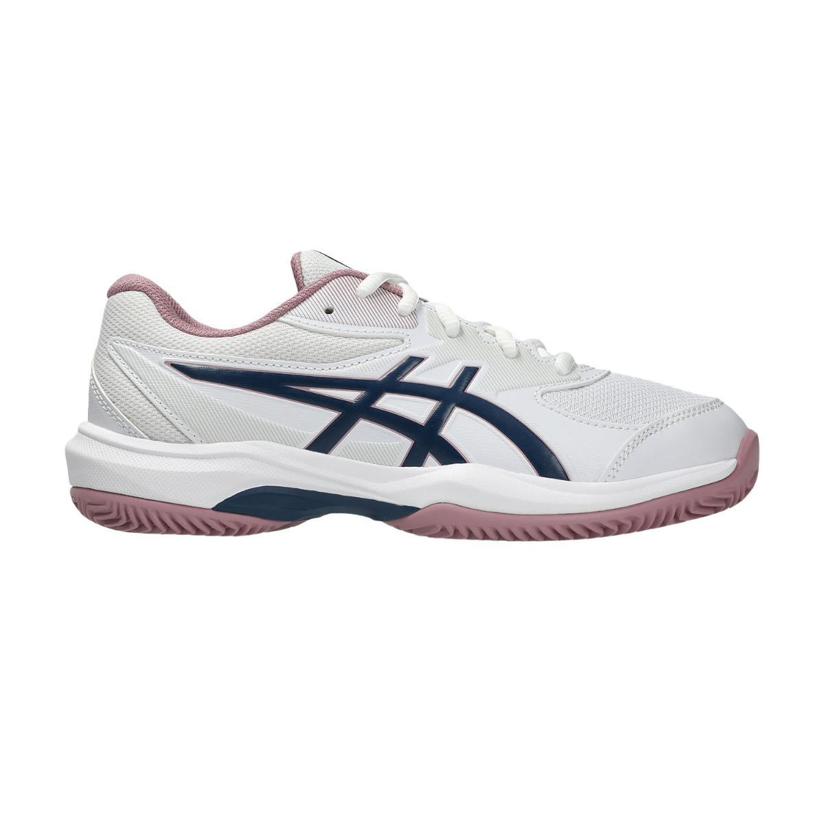 Asics Gel-Game 10 GS Clay Scarpe da tennisUnisex - Bambini e Ragazzi-White / Independence Blue