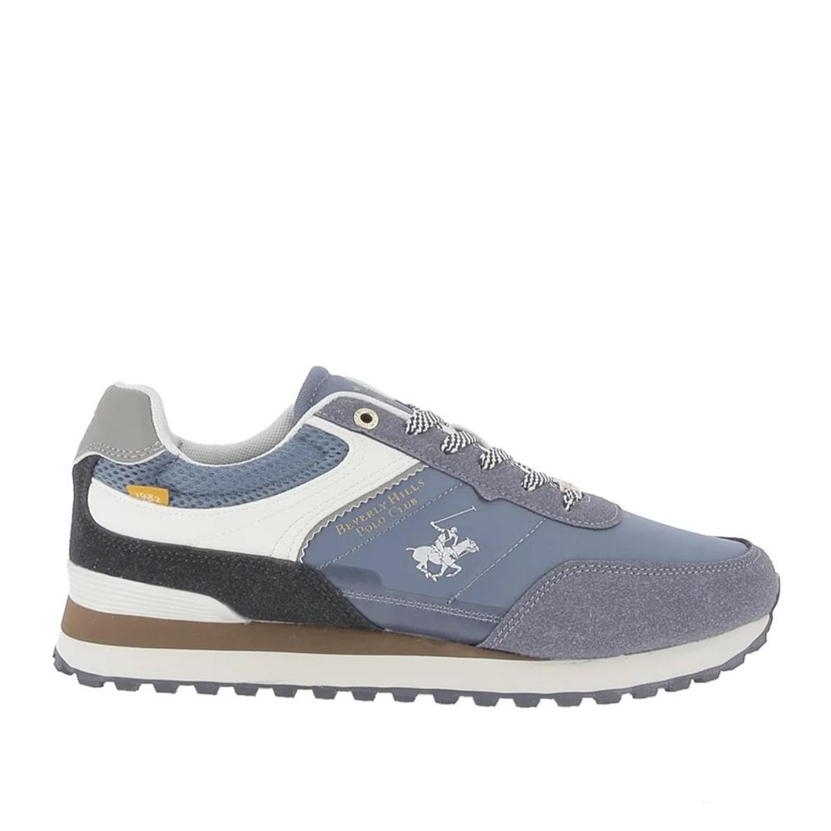 Sneakers Beverly Hills Polo Club Maxi Uomo-Blu
