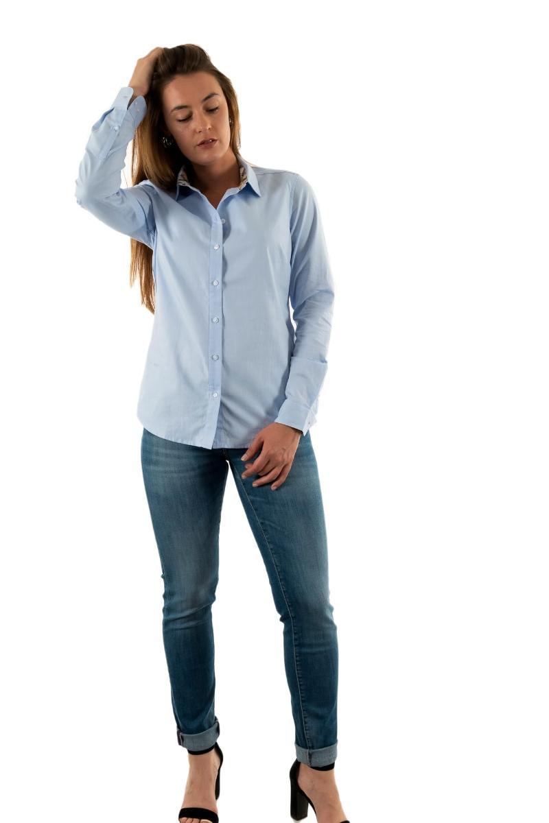 Barbour Camicetta Derwent Donna-Azzurro