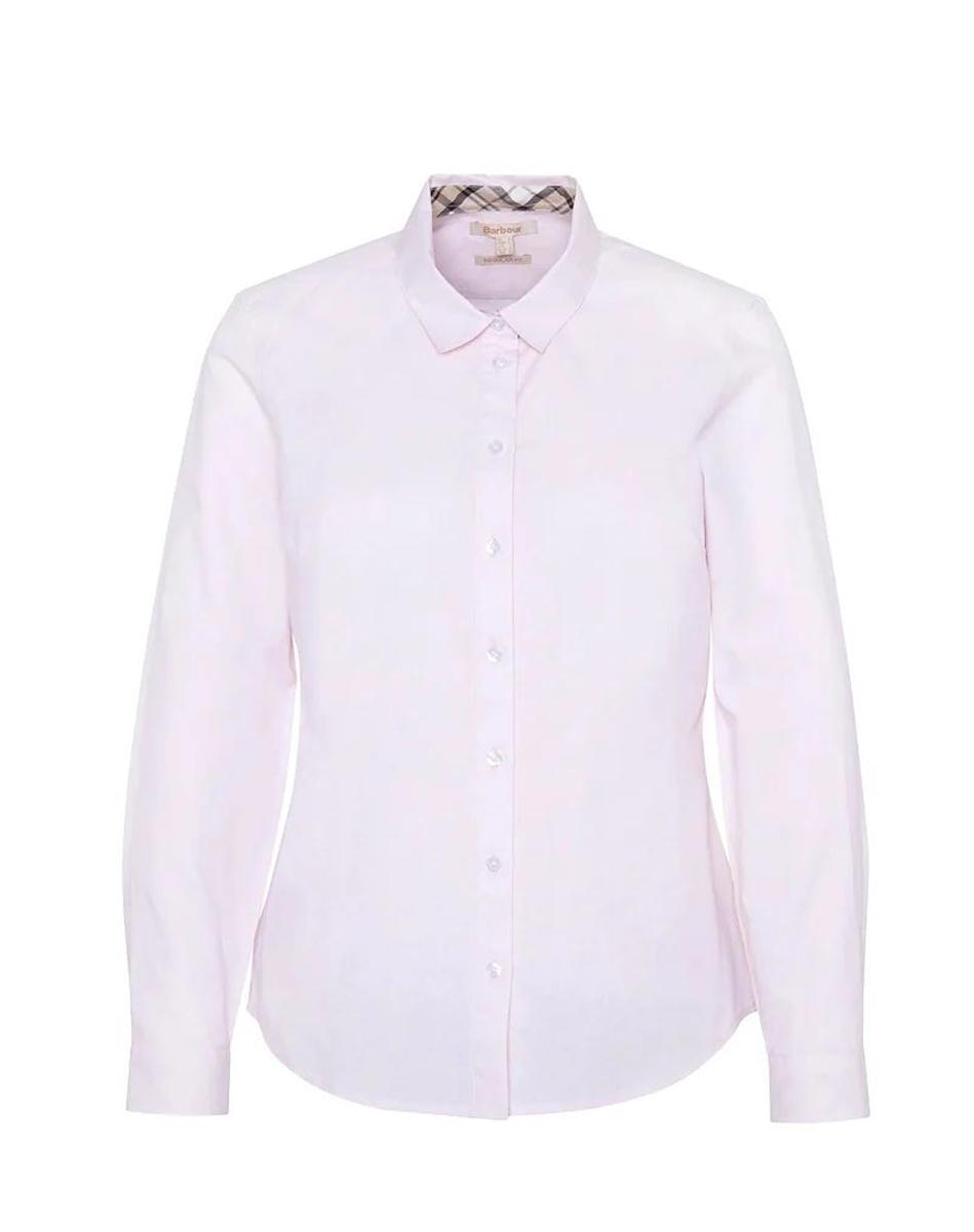 CAMICIA DONNA DERWENT CON FINITURE TARTAN - PINK