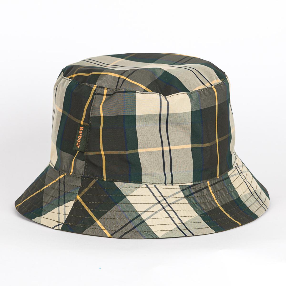 Cappellini Barbour Hutton Reversible Bucket Hat fern & ancient