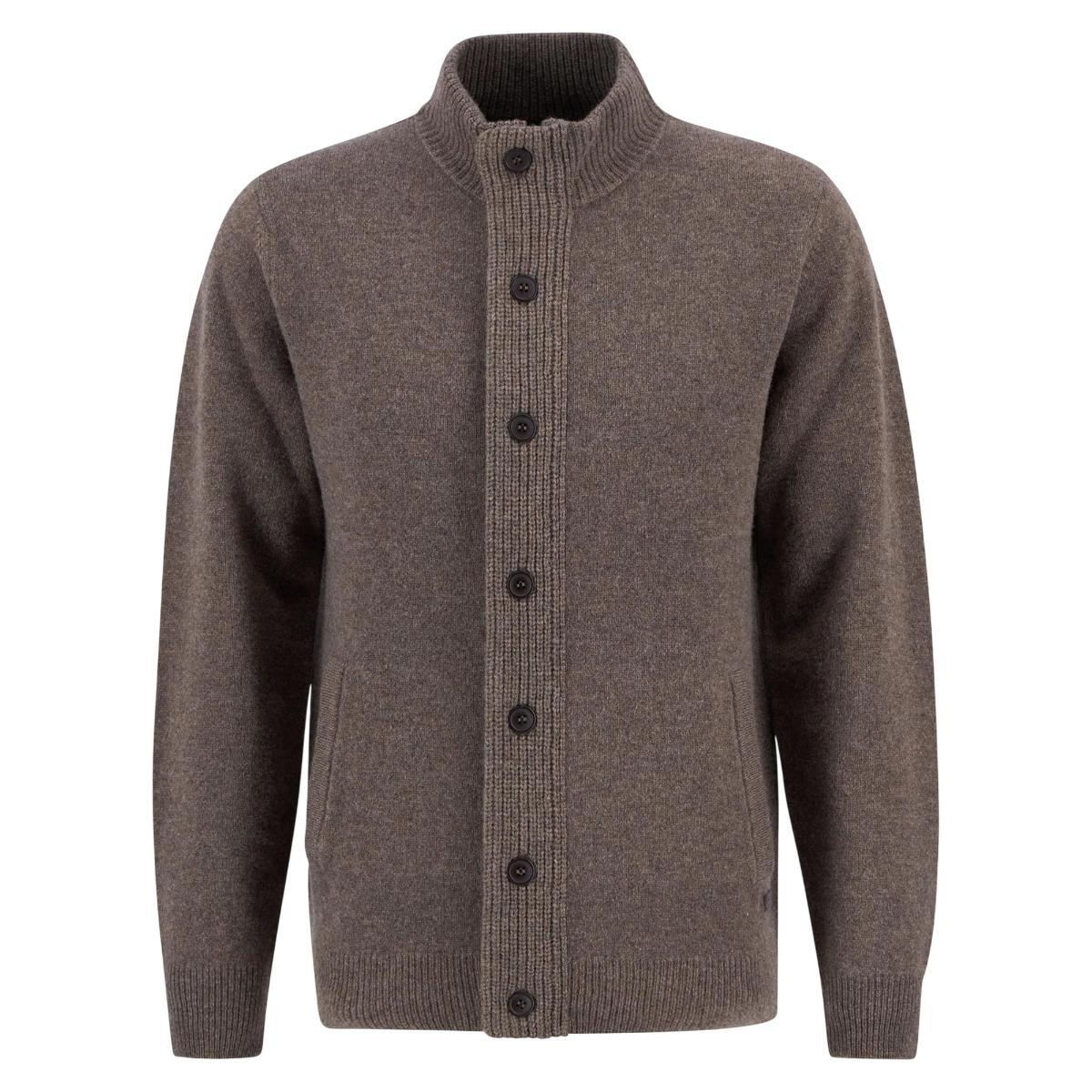 BARBOUR Dark stone Cardigan-Dark stone