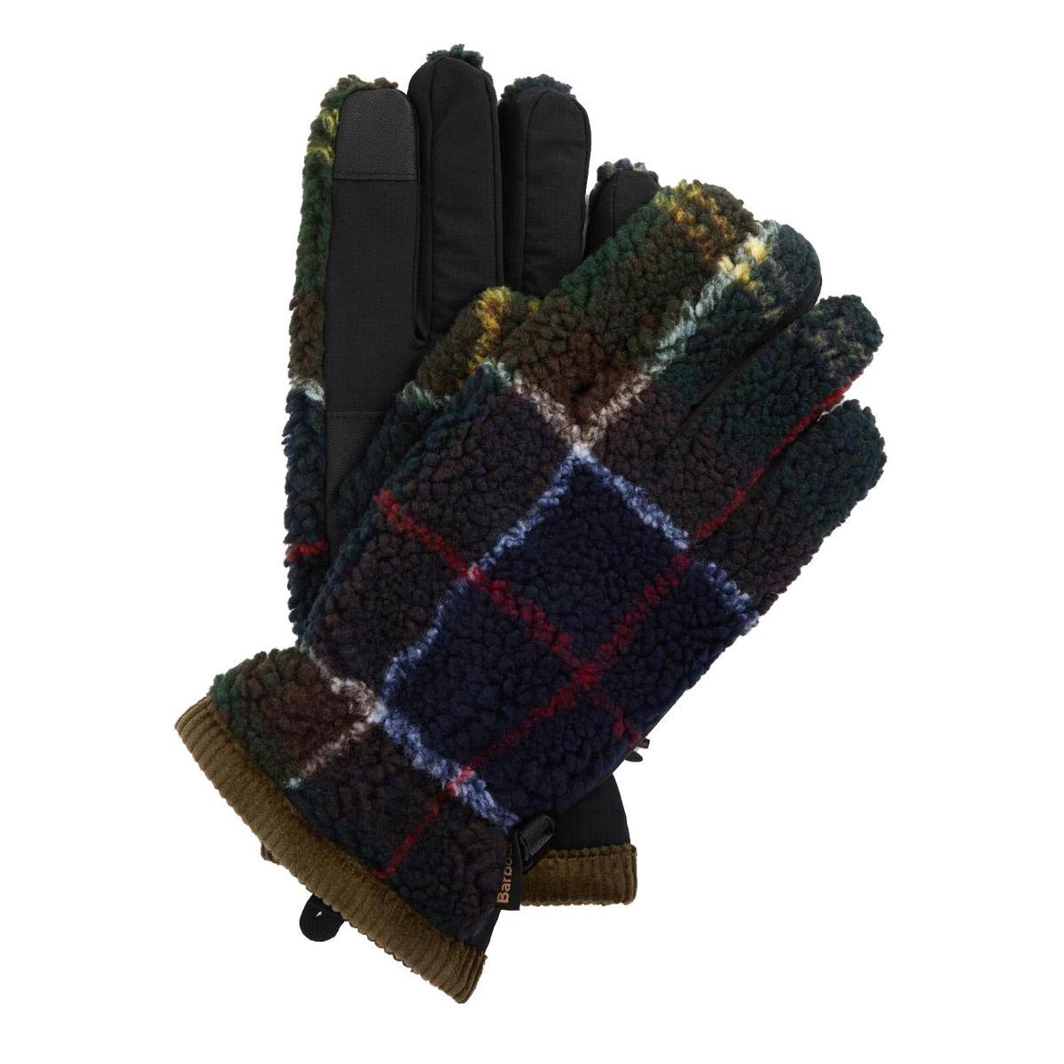 BARBOUR Guanti uOMO Field In pile Con Motivo MGL0147TN11 Tartan Classic.