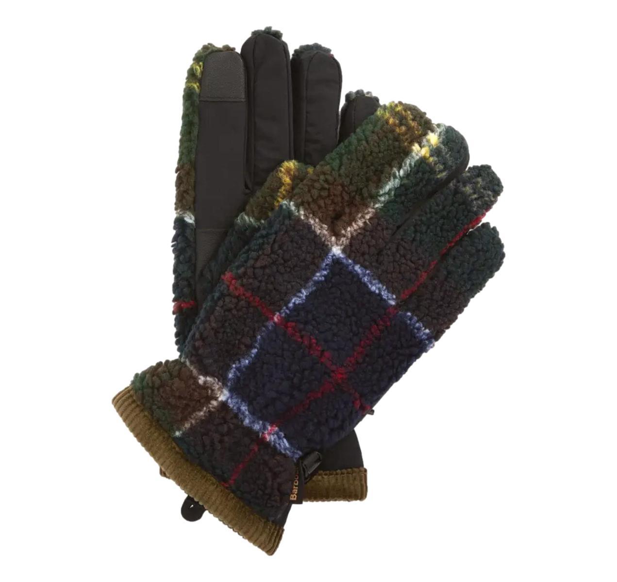 BARBOUR Guanti uOMO Field In pile Con Motivo MGL0147TN11 Tartan Classic.-Tartan