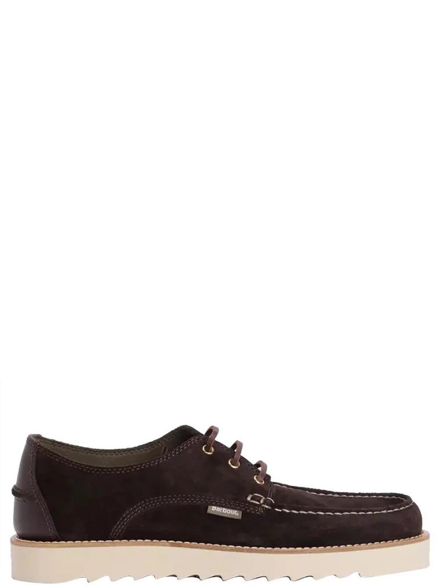 Barbour Aydon Derby Shoe, Stivali alla Moda Uomo-Marrone scuro