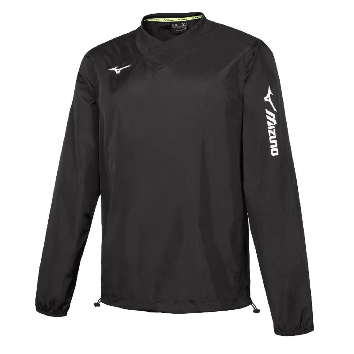 Mizuno Sendai Trad Rain Jacket Giacca Unisex - Adulto-Nero