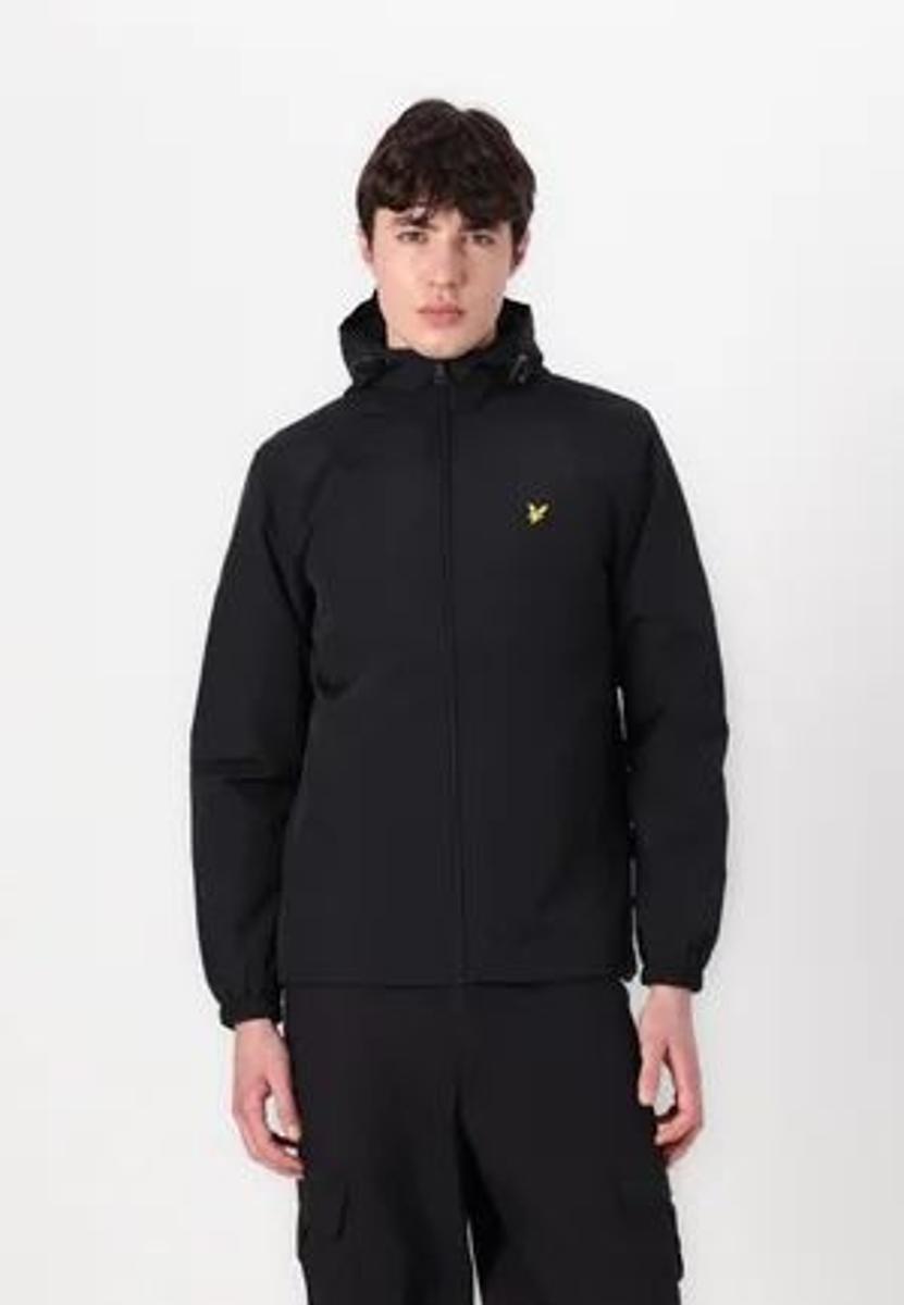 Lyle & Scott - ZIP THROUGH HOODED JACKET - Giacca da mezza stagione - schwarz-Nero