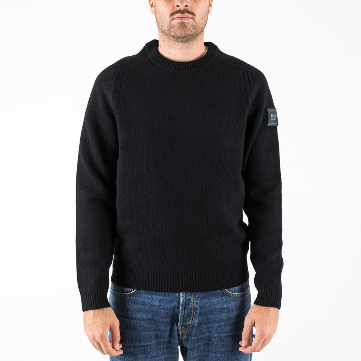 Maglie Weekend Offender Zagreb Knitted Wool Sweater black-Nero