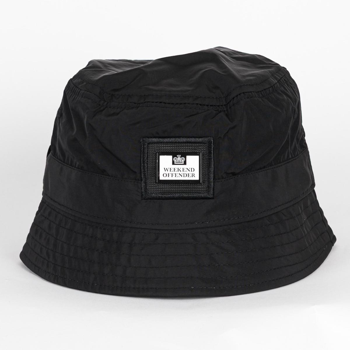 Weekend Offender Uomo Cappello da Pescatore Long Beach, Black-Nero