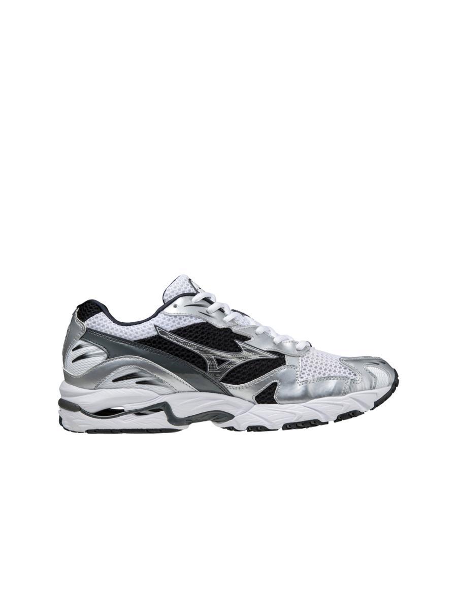 Mizuno Wave Rider 10 Scarpe da ginnasticaUnisex - Adulto-White/Silver/Black