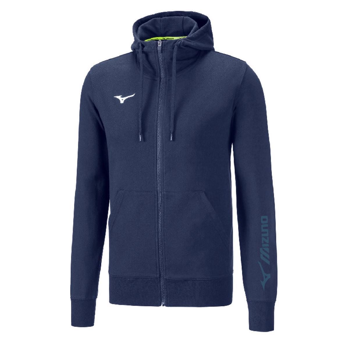 Mizuno Sweat FZ Hoodie Jr Maglia di Tuta Unsex Bambini