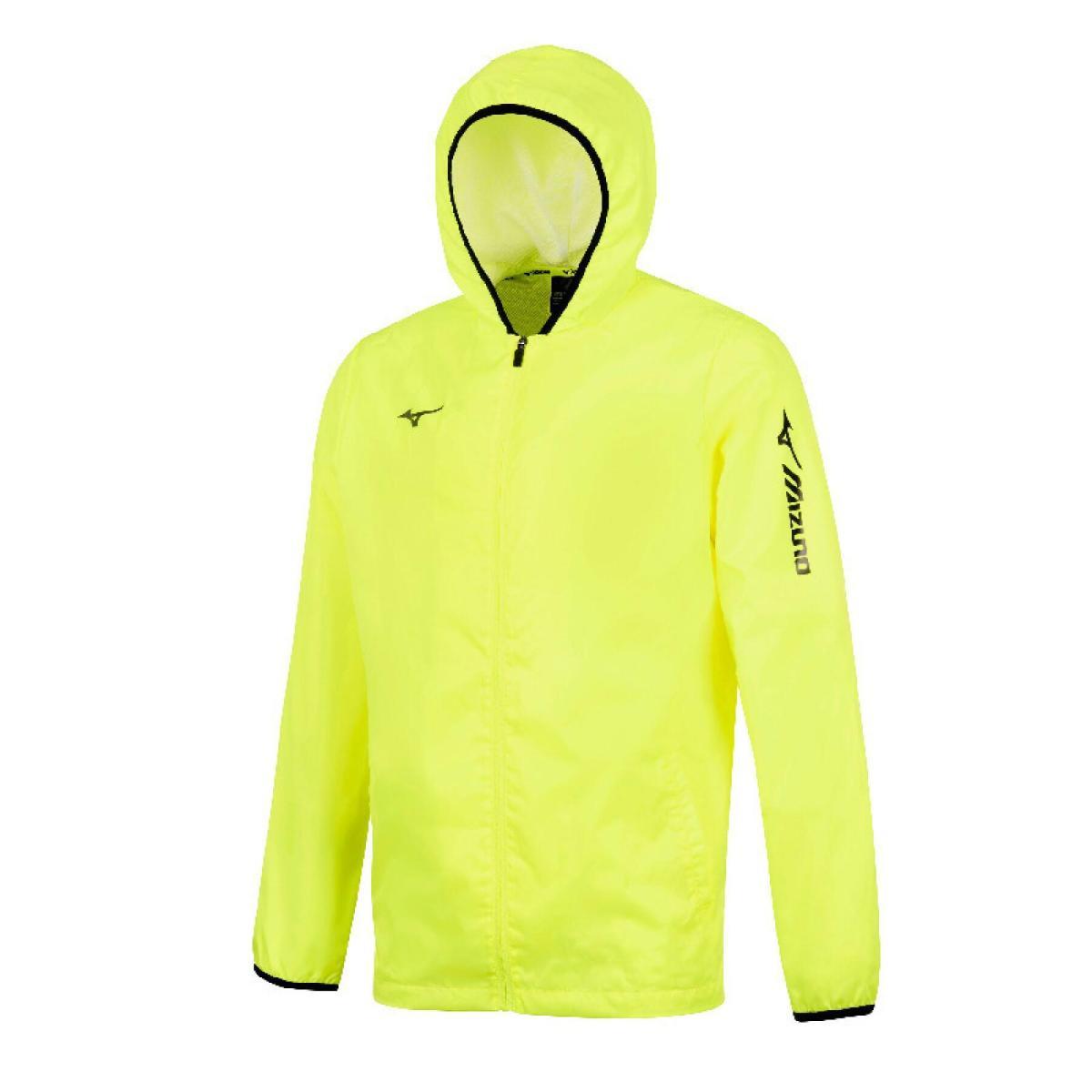 Mizuno Sendai Windbreaker Jacket Cappotto Unisex - Adulto-Giallo Fluo