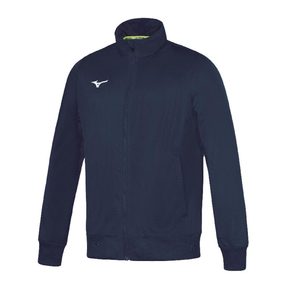 Mizuno Core Track Jacket Jnr Giacca UNSEX BAMBINI-Navy