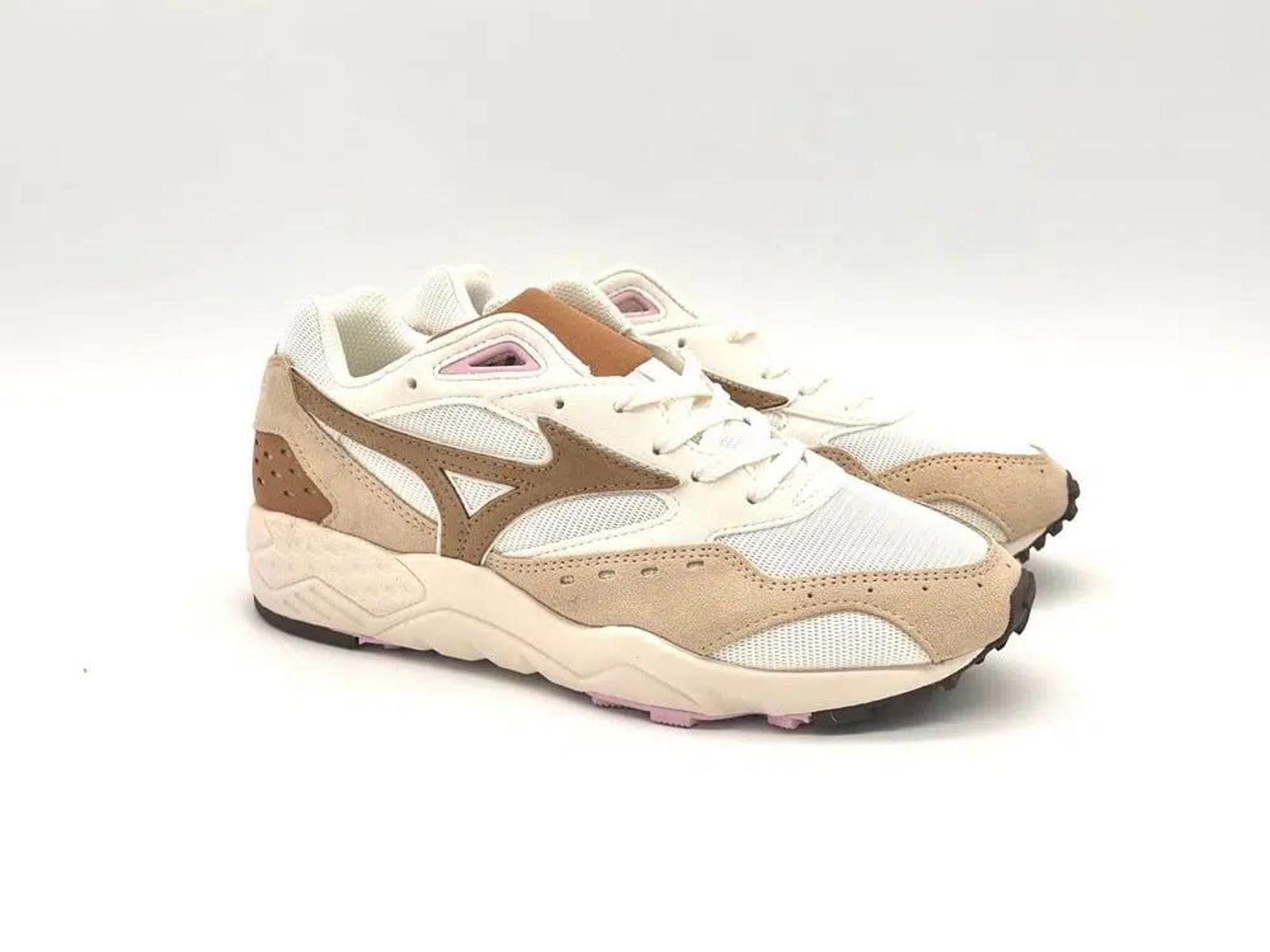 MIZUNO Sneakers donna Sportstyle Contender bianco beige e marrone