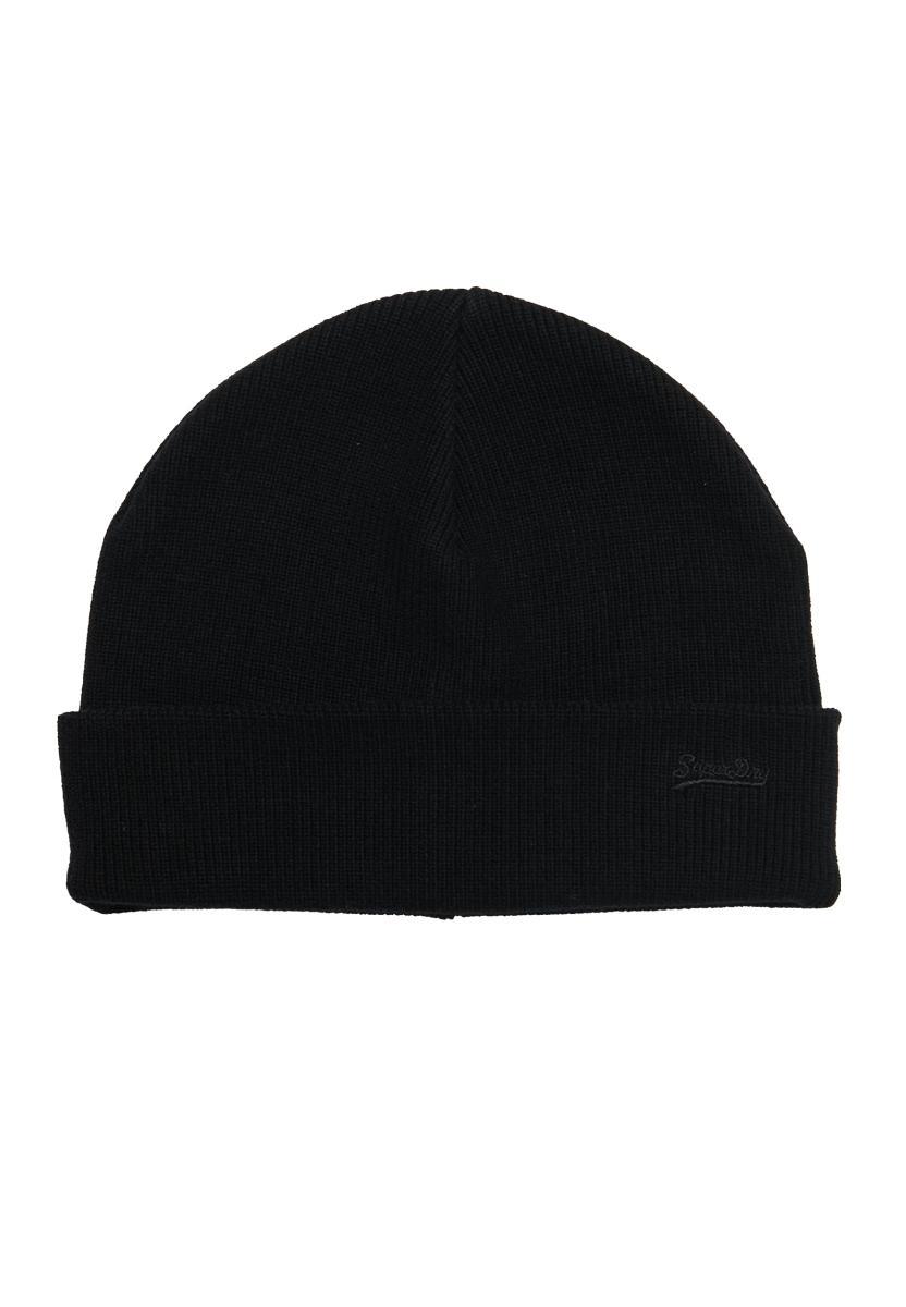 Superdry Knitted Logo Beanie Hat Basco Uomo