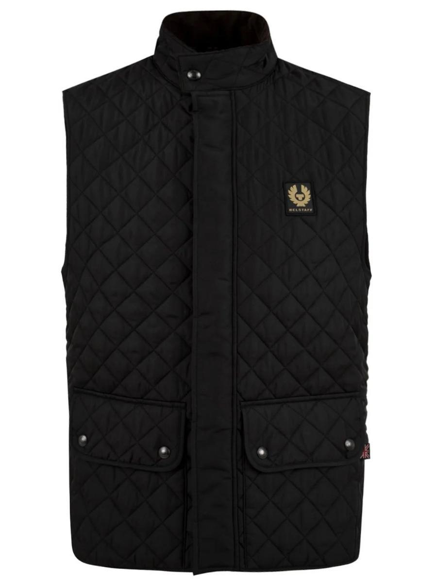 Black Icon Vest di Belstaff-Nero