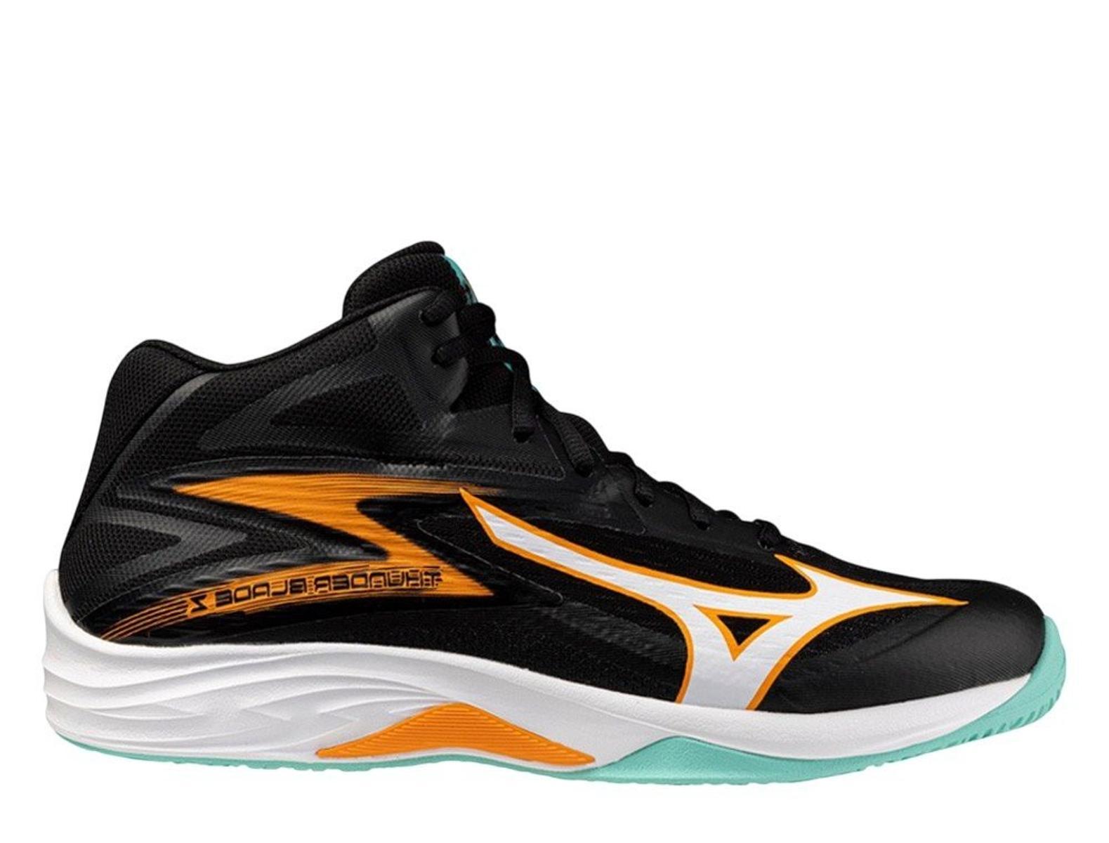 MIZUNO THUNDER BLADE Z MID nero/tangelo/verde ghiaccio