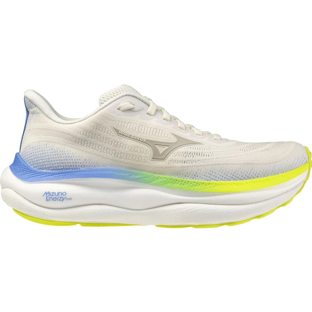 Mizuno - WAVE SKY 9 - Scarpe da corsa su strada - snowwhite silverbirch ultramarine