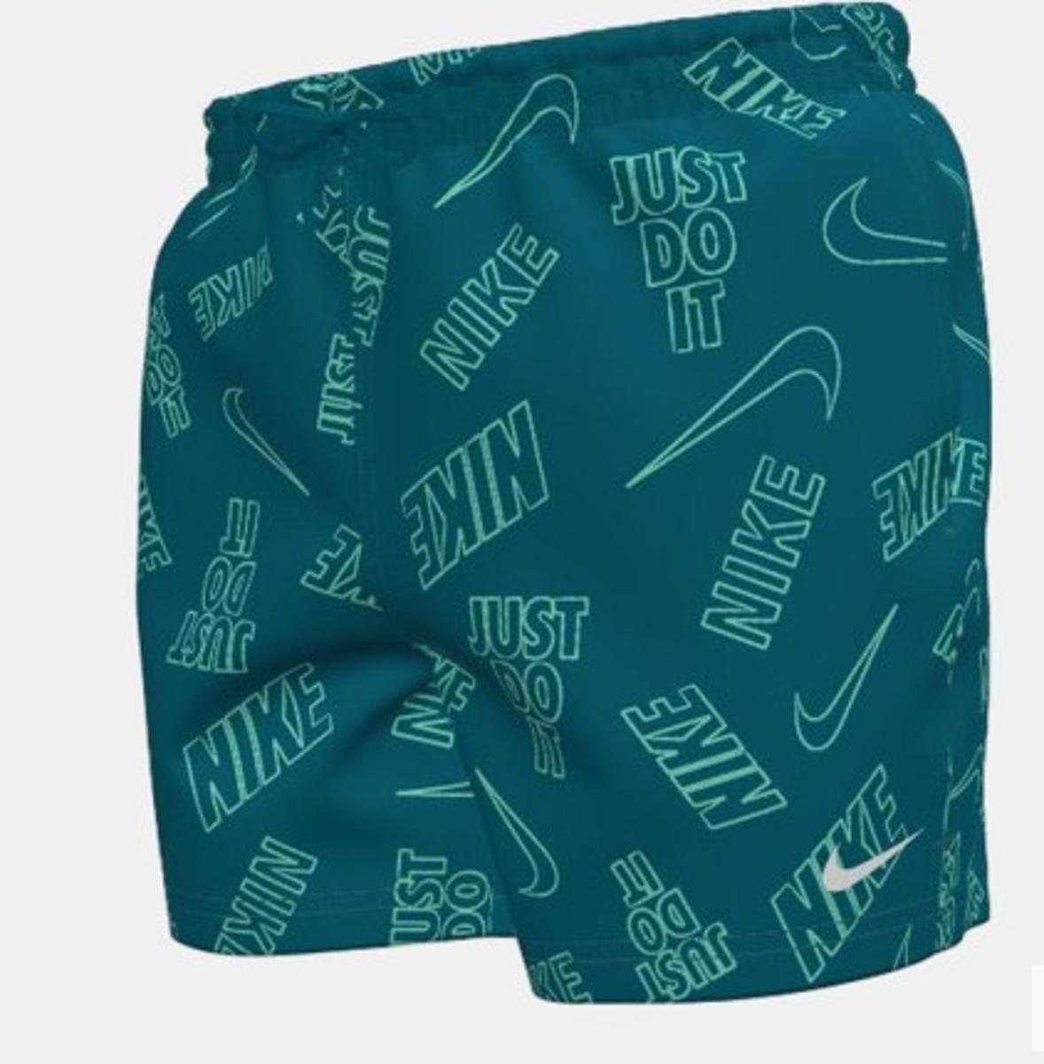 Nike Nike Swim Breaker Multi Print 5" Volley Short Midnight Navy Swim Trunks Unisex - Adulto-PETROLIO