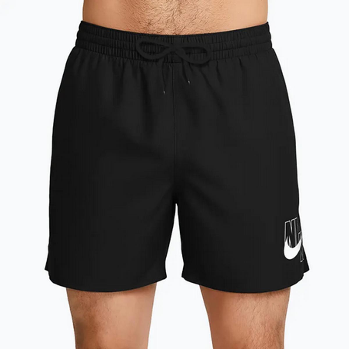 Nike Nike Swim Breaker Swim Logo 5" Volley Short Malachite Swim Trunks Unisex - Adulto-Nero