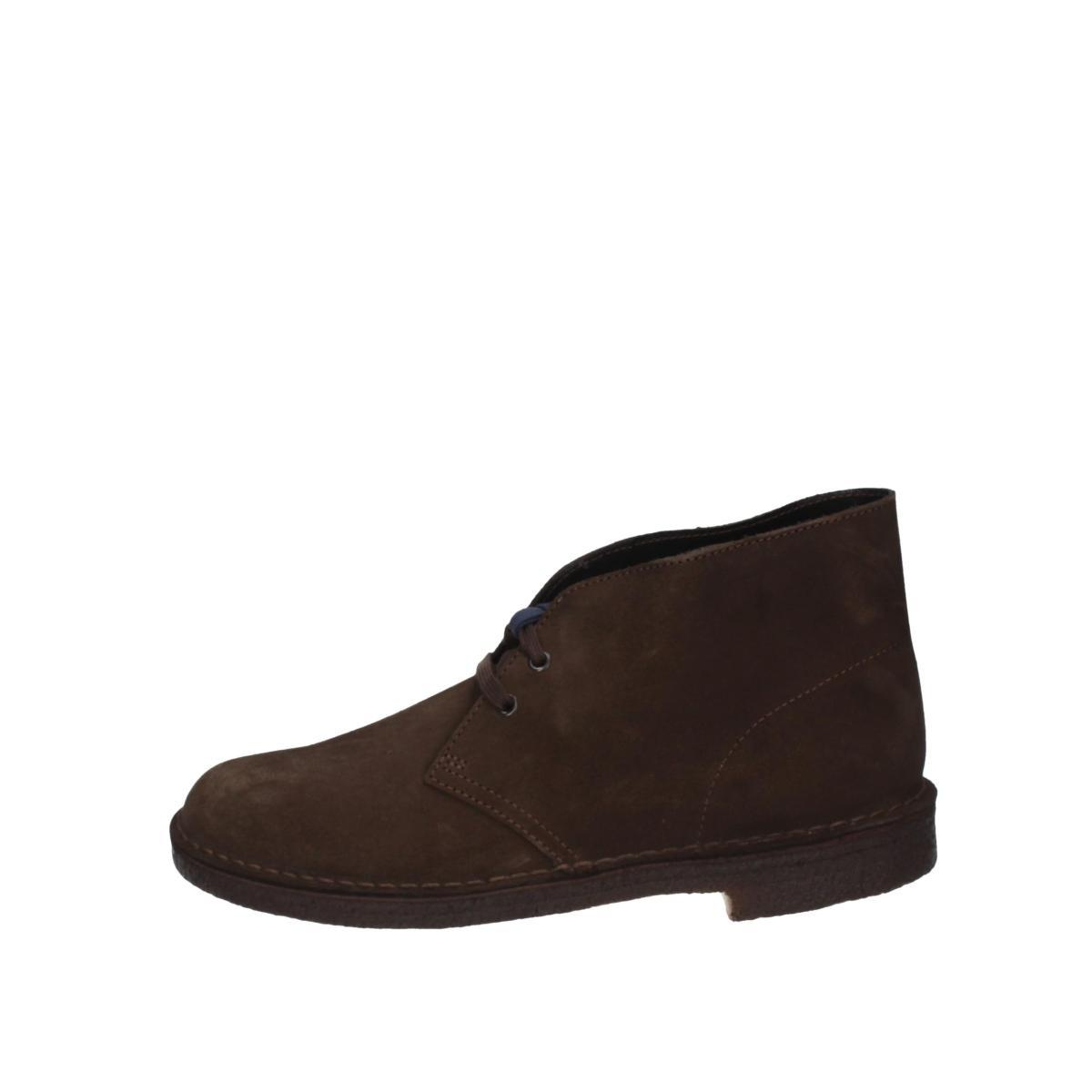Clarks Originals - Desert Boot Brown SDE – Stivali con lacci – in pelle scamosciata di alta qualità