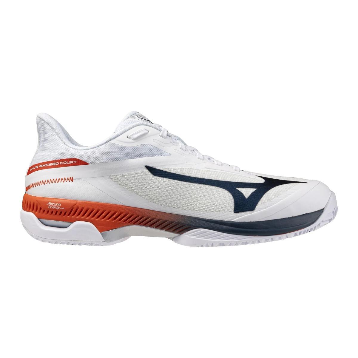 Mizuno Scarpe da Tennis Wave Exceed Short Uomo Tessuto Bianco-Bianco
