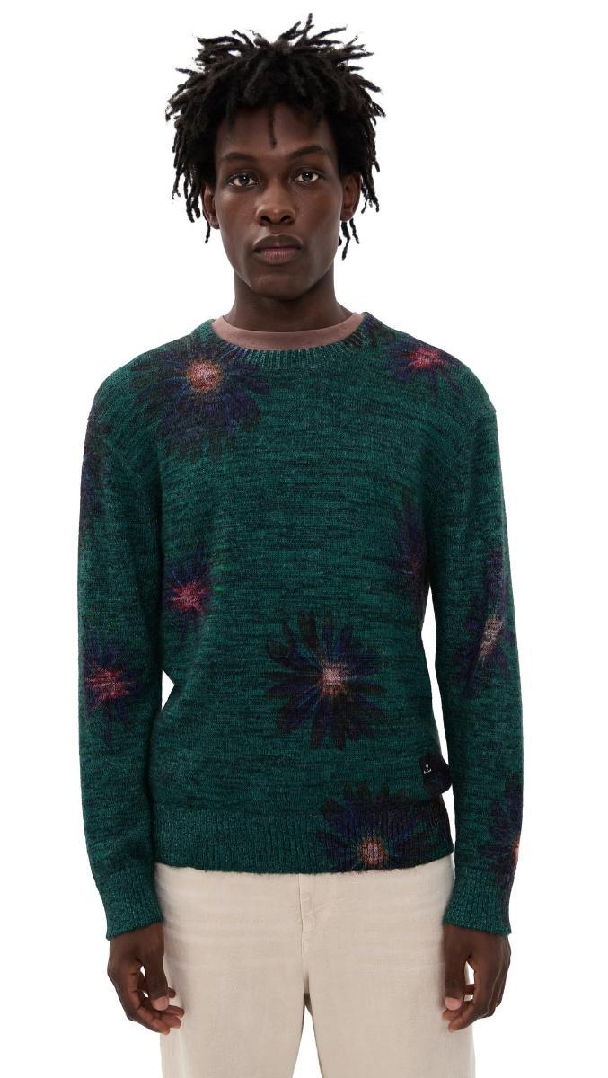 Paul Smith PS - Maglione girocollo da uomo-Verde