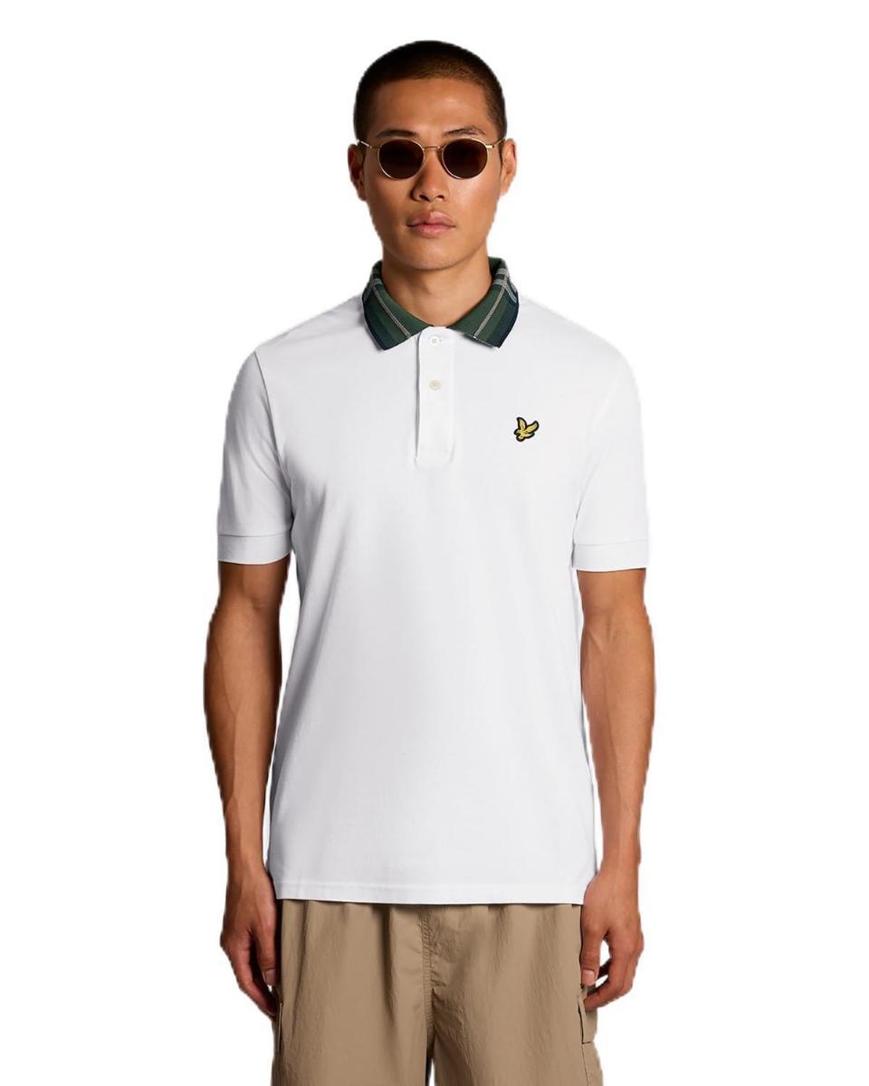 Lyle & Scott Tartan Collar Polo da uomo