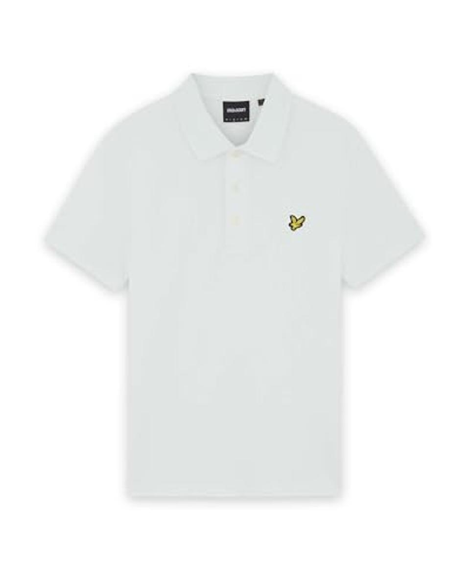 Lyle & Scott Uomo Slim Polo Stretch-Vero Nero