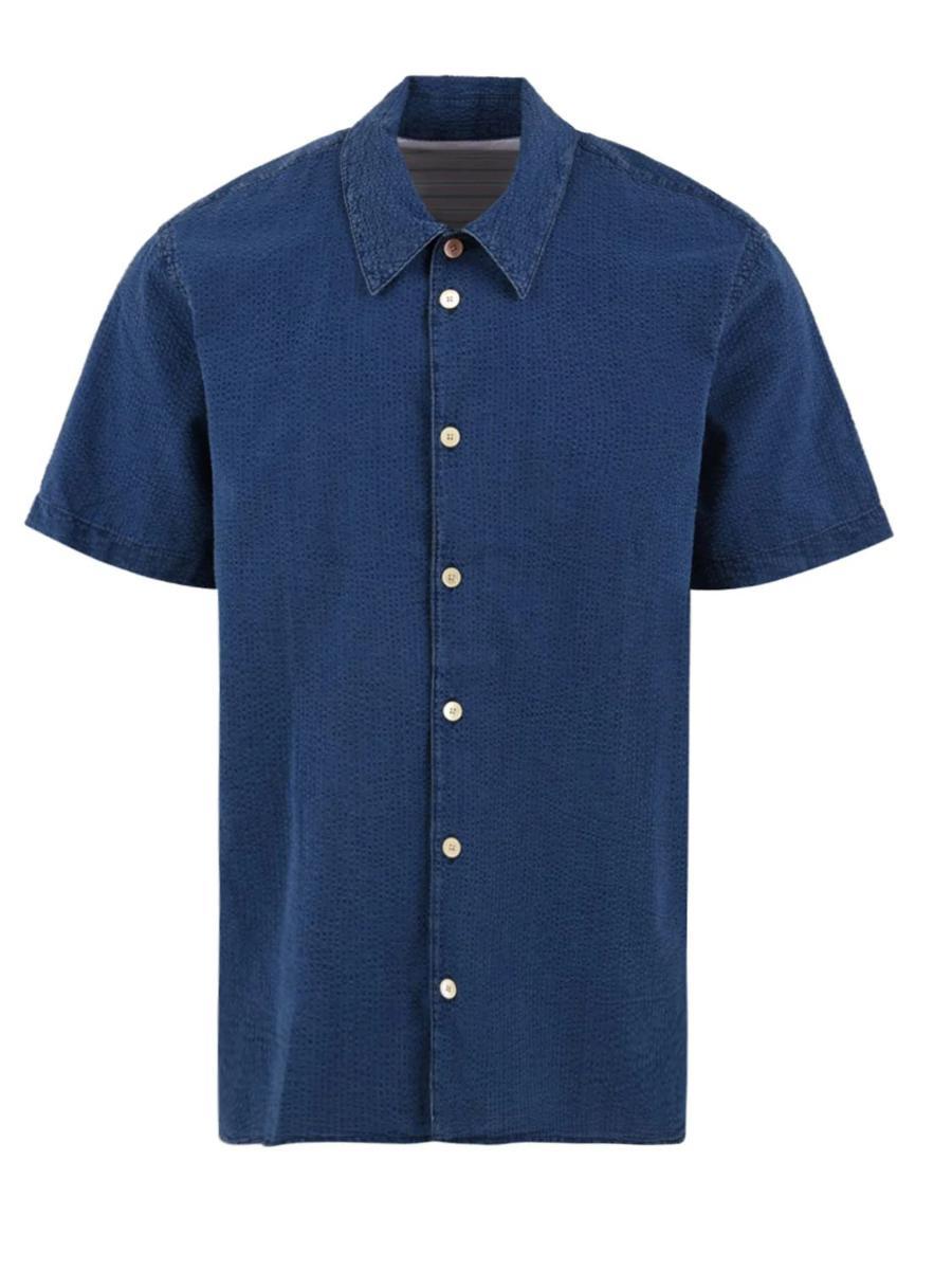 Camicia relaxed fit PAUL SMITH Uomo - Blue-Blu
