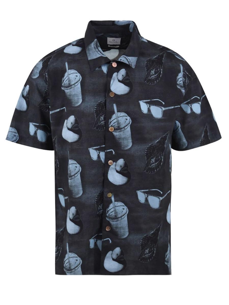 Camicia casual fit PAUL SMITH Uomo - Blue