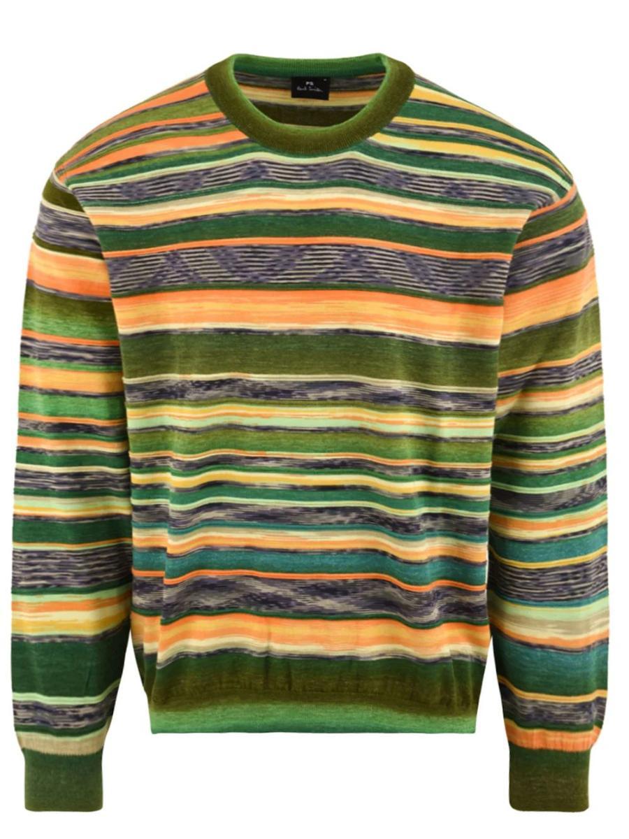 Maglia crew neck PAUL SMITH Uomo - Verde
