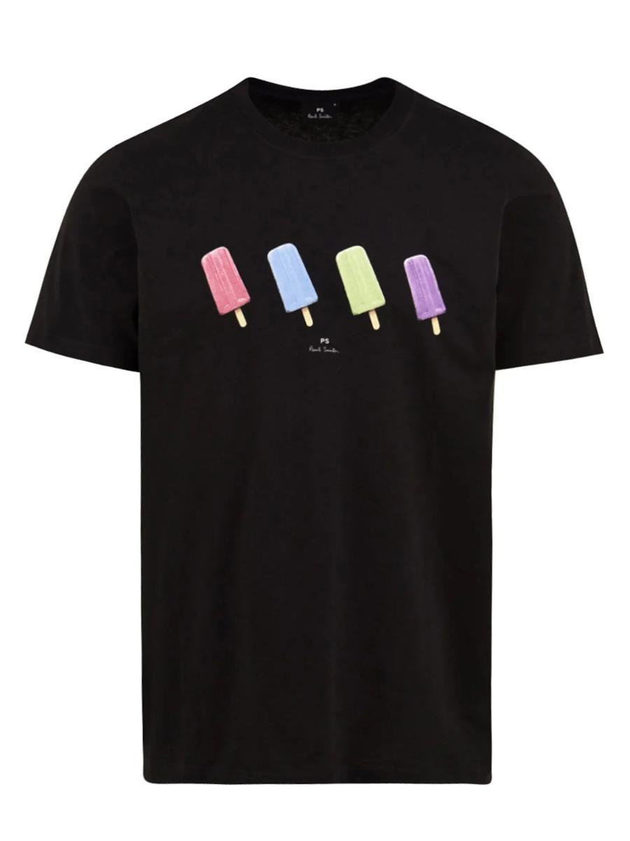 T-shirt regular fit Lollies PAUL SMITH Uomo - Nero