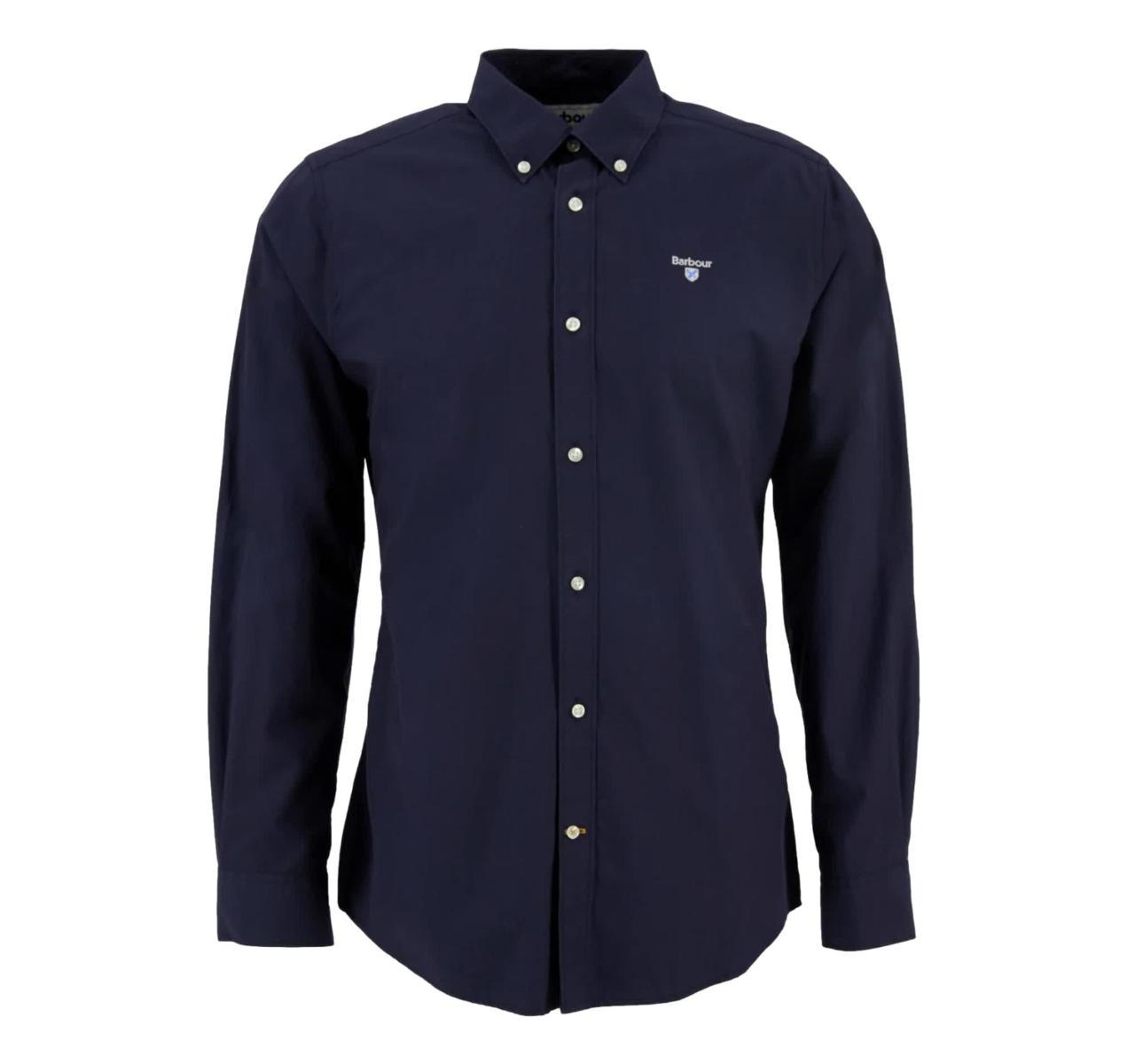 BARBOUR Camicia Uomo Treeport Maniche Lunghe MSH5753NY91 Colore Blu-Blu