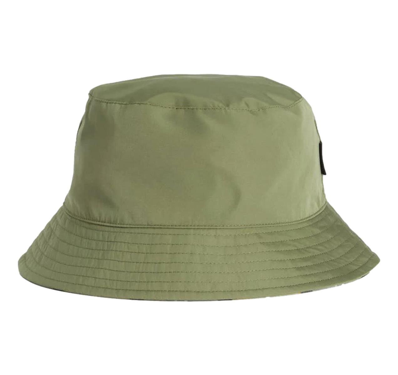 BARBOUR Cappello Uomo Bucket Reversibile Hutton Tartan MHA0839TN37 Colore Verde