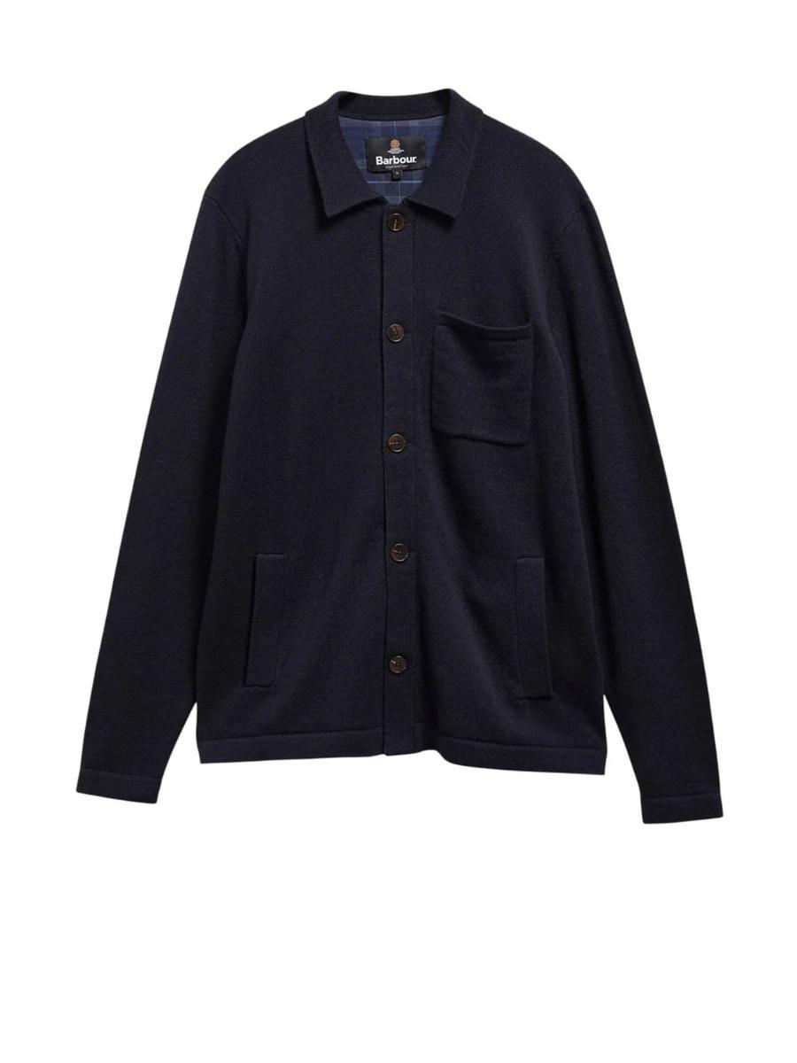 Barbour Cardigan Uomo Bellam MKN1754-Navy