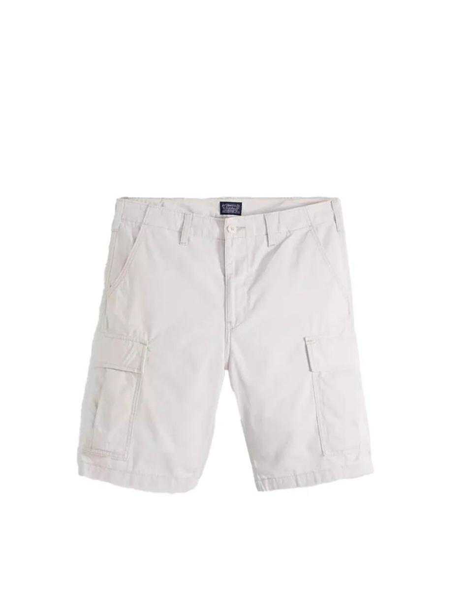 BERMUDA UOMO " CARRIER CARGO " - BIANCO SPORCO-Bianco
