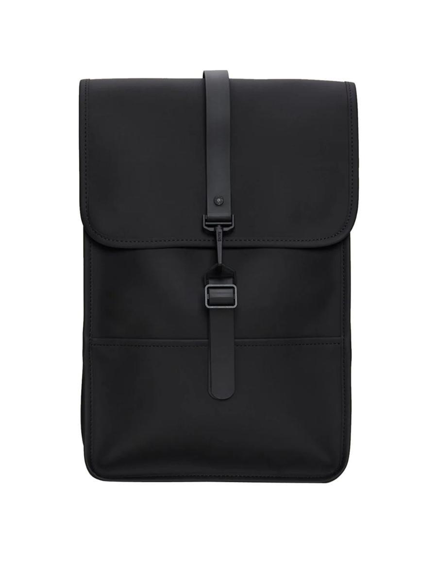 RAINS Backpack Zaino Unisex - Adulto (Pacco da 1)-Nero