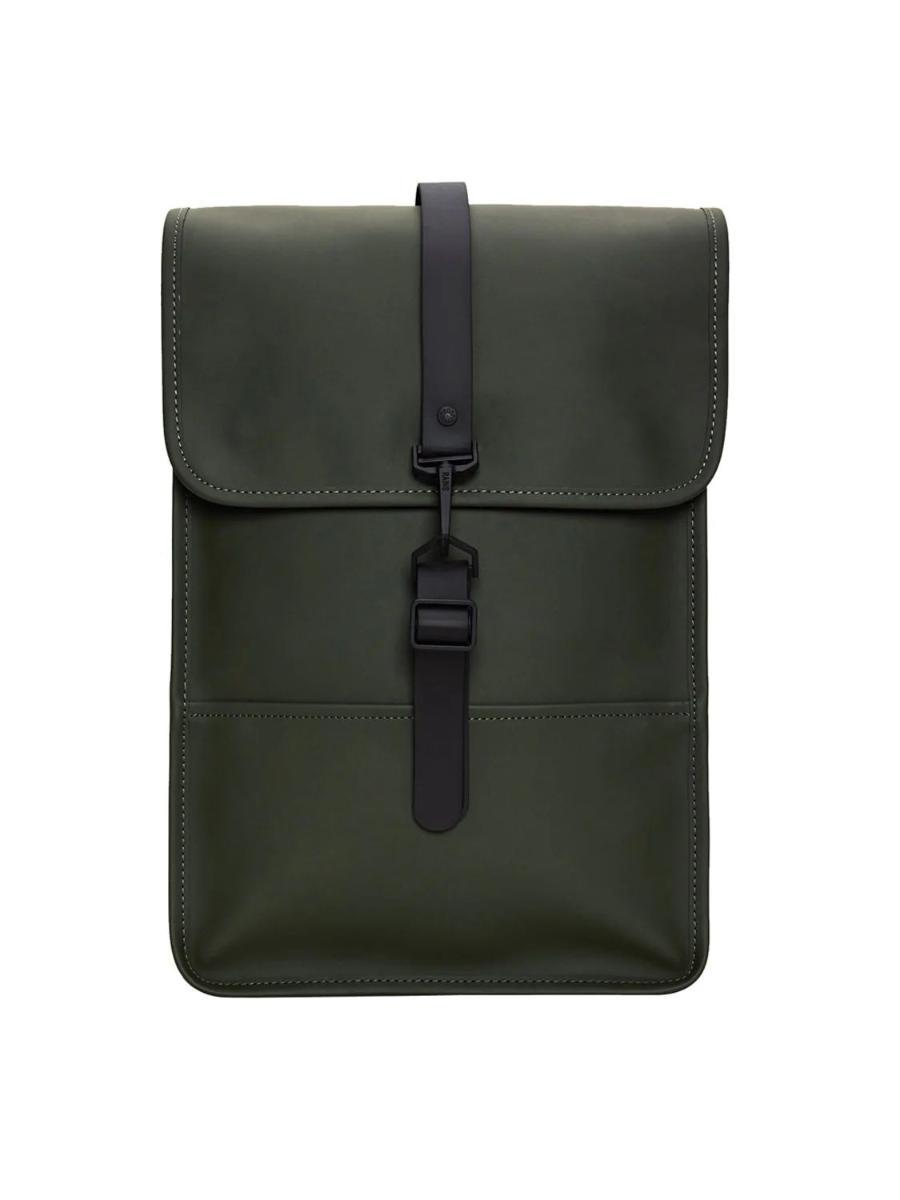 RAINS Backpack Zaino Unisex - Adulto (Pacco da 1)-Verde