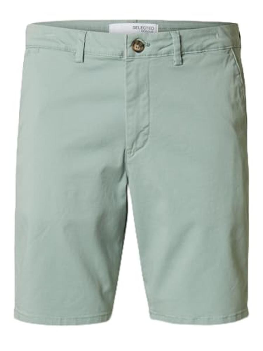 SELECTED HOMME Slhslim-Miles Flex Shorts Noos Pantaloncini Chino Uomo