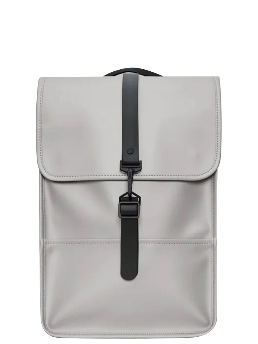RAINS Backpack Zaino Unisex - Adulto (Pacco da 1)-Grigio opaco