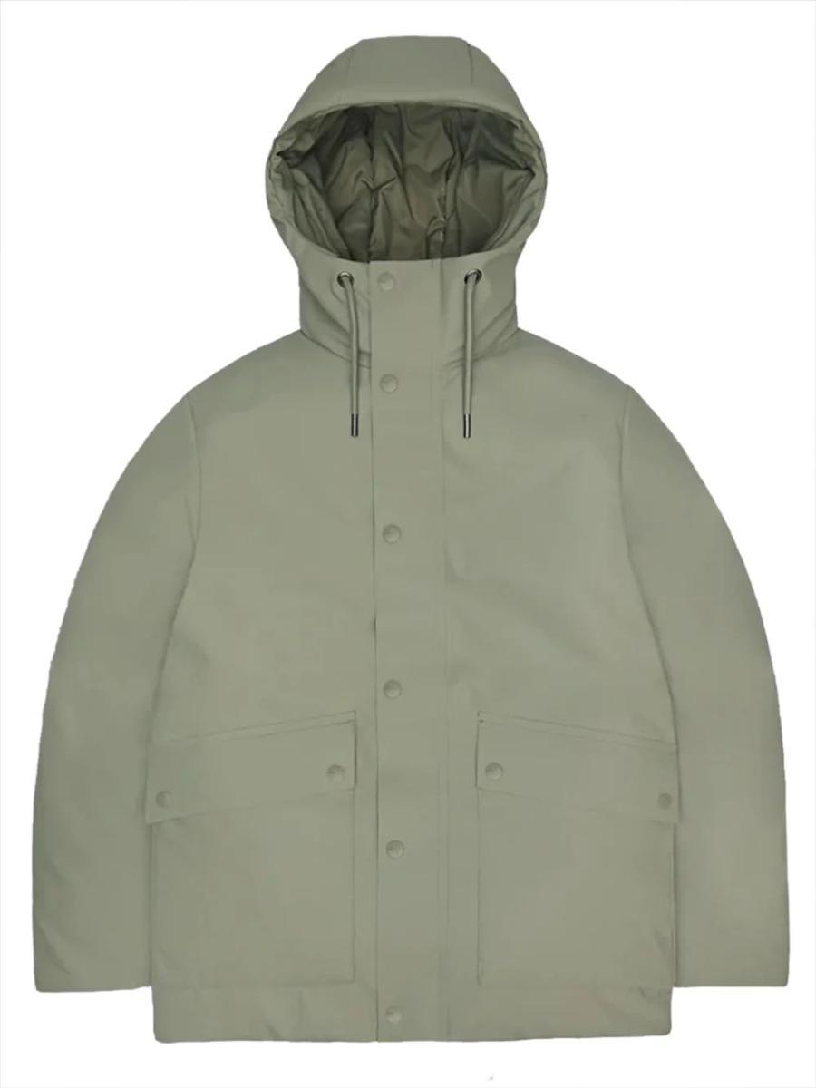 RAINS Giubbino Unisex Nome 21450-Verde Chiaro