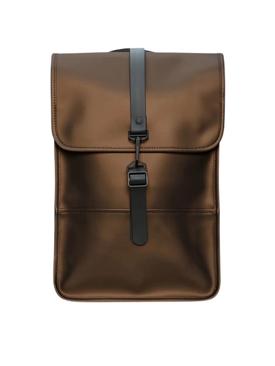 RAINS Backpack Zaino Unisex - Adulto (Pacco da 1)-Marrone
