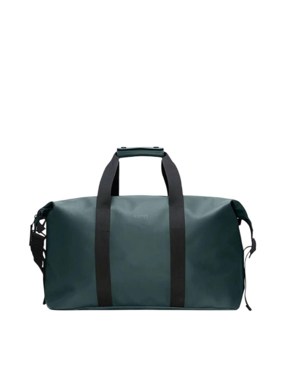 RAINS Hilo Weekend Bag - Borsone da viaggio impermeabile, tracolla, 24-Verde petrolio