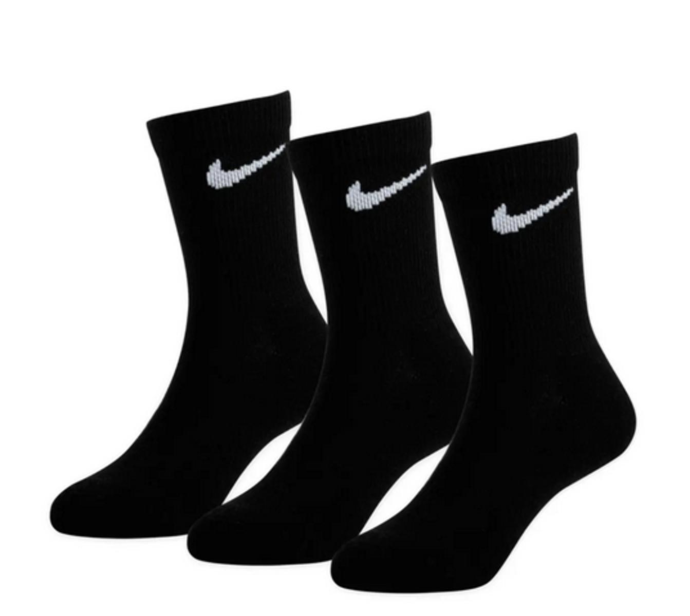 Nike BASIC PACK CREW Calze Multicolor Unisex RN0027-W2F-Nero