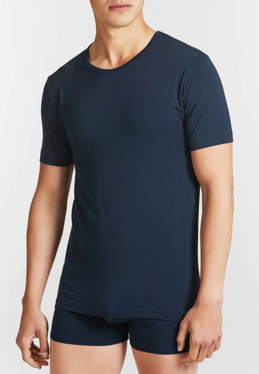 RAGNO T-Shirt Uomo Manica Corta-Blu