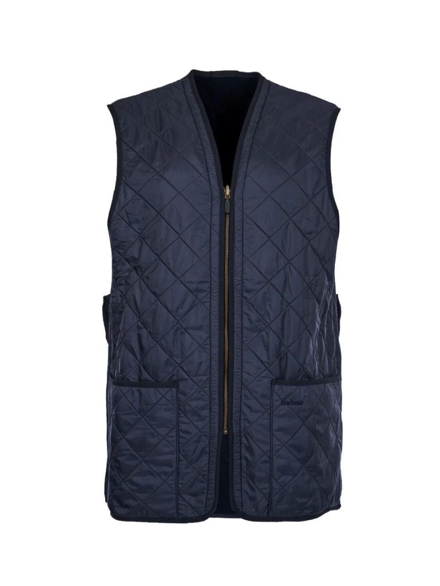 Barbour Gilet Trapuntato Uomo Verde con Zip MLI0002OL91 Verde