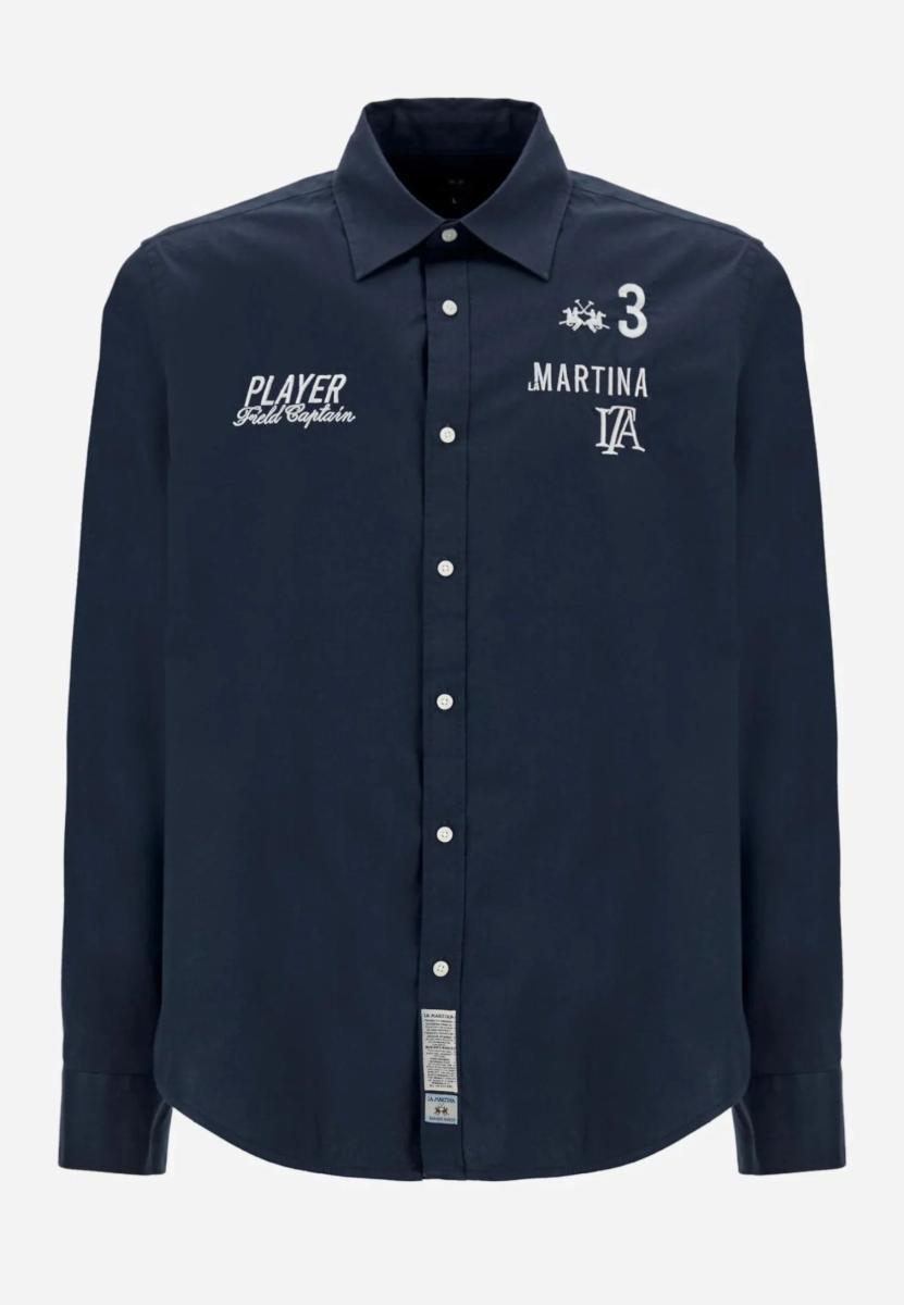 La Martina - Camicie Blu art.MCC601PP483-Blu